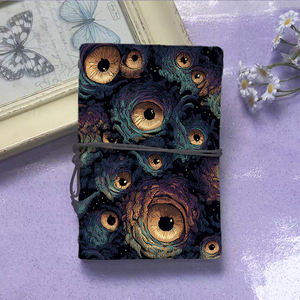 Vintage A6 fatti a mano chiusura cravatta taccuino pagine rimovibili regalo premuroso per gli appassionati di vino con molti occhi su Cosmic - <span class=keywords><strong>Lik</strong></span> - Product Image 2