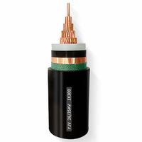 Prix de gros d'usine câble moyenne tension noyau de cuivre en aluminium câble d'alimentation d'isolation Xlpe 1/3 noyaux câble d'alimentation électrique