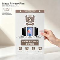 Película de Privacidad Mate 2026 de 300*200mm (11 Pulgadas), Película de Hidrogel TPU para Plotter de Corte, Teléfono Móvil, GPS, Reloj Inteligente
