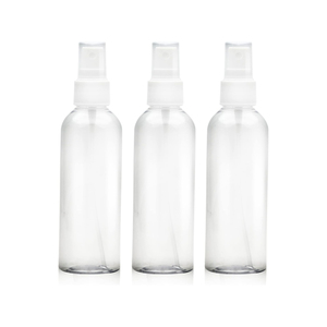 ขวดสเปรย์ PET สีขาวใส พร้อมหัวปั๊ม ขนาดเล็ก ผลิตตามสั่ง ขายส่ง 100 มล. 2 ออนซ์ ฝาปิด พิมพ์สกรีน สำหรับเครื่องสำอาง - Product Image 1