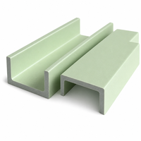 Profils pultrudés en PRF sur mesure à prix d'usine, sections composites GRP haute résistance pour l'agrandissement de cadres industriels