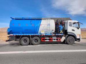 Camion d'aspiration à vide Dongfeng 6x4 à 10 pneus, réservoir de 18-22 mètres cubes, pour dragage et aspiration de rivières municipales, exportation usine - Product Image 2