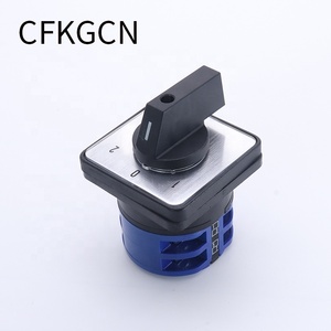 Interruptor giratorio <span class=keywords><strong>de</strong></span> perilla <span class=keywords><strong>de</strong></span> mango negro <span class=keywords><strong>de</strong></span> <span class=keywords><strong>3</strong></span> secciones, 3P, punto plateado, 20A, interruptor <span class=keywords><strong>de</strong></span> transferencia Universal, 1/2/<span class=keywords><strong>3</strong></span> - Product Image 2