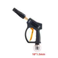 Pistolet nettoyeur haute pression 5000psi avec buse en mousse pistolet nettoyeur électrique pistolet à mousse outils de lavage de voiture