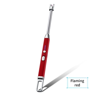 Allume-bougie électrique coupe-vent USB chargeant l'allumeur de cuisinière à gaz à longue poignée pour la cuisson et l'éclairage des bougies - Product Image 1