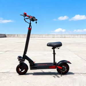 Scooter Plegable de Aluminio con Motor sin Escobillas de 36V/48V 800W, Batería de Litio, Frenos de Disco, Carga de 150 kg, Dos Ruedas, IPX5 J-01-EU, Diseño Plegable - Product Image 1