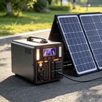 Station d'alimentation externe ultra-légère LiFePO4 à onde sinusoïdale pure 600W pour les secours d'urgence et les interventions en cas de catastrophe
