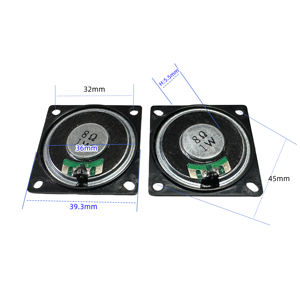 Haut-parleur passif multifonctionnel JL JL-378 40mm 36mm 8Ohm 1W ROHS à aimant interne, étanche, ultra-mince, avec cadre <span class=keywords><strong>fixe</strong></span> en plastique - Product Image 6