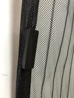Rideau de porte magnétique anti-moustiques en tissu, portable, en polyester, pour usage commercial et vente en gros
