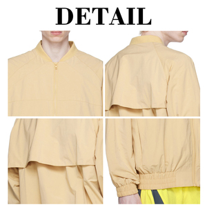 Veste bomber légère pour homme KingSen OEM, séchage rapide, respirante, coupe-vent, poignets élastiques, fente arrière, fermeture éclair intégrale, vêtements de sport d'extérieur - Product Image 6