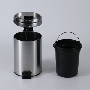ถังขยะขนาด 5 ลิตร ถังขยะสแตนเลสขนาดเล็กพร้อมฝาปิดและแป้นเหยียบ - Product Image 2