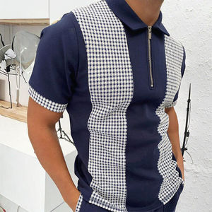 Camiseta Polo de Algodón para Hombre de Alta Calidad, Corte Ajustado, Suave, Moda Veraniega, Estilo Urbano, Lisa, con Logotipo Bordado, Ropa de Diseñador Masculina - Product Image 3