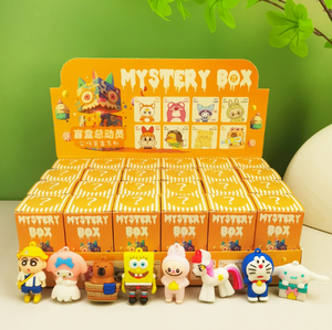 Dessin animé collection en gros mignon figurine d'anime porte-clés jouets boîte aveugle boîtes mystère pour enfants - Product Image 3