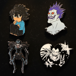 Nouvelles conceptions, broche en métal, accessoires en alliage, broche de vêtement, breloques de sac à dos, épingles, anime japonais <span class=keywords><strong>Death</strong></span> <span class=keywords><strong>Note</strong></span> Light Yagamir - Product Image 1