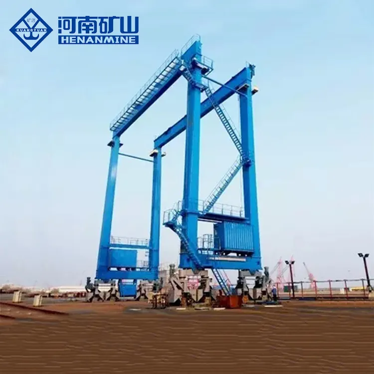 Сверхмощный китайский поставщик, 80-тонный козловой кран с электроприводом, 20 тонн, 30-тонный портовый подъемный кран