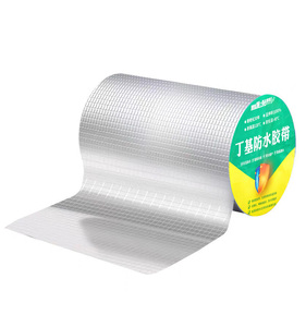 Ruban d'étanchéité en butyl à forte adhérence pour la réparation des fuites de toiture, surface en feuille d'aluminium épaissie, substrat en caoutchouc naturel, ODM/OEM - Product Image 6
