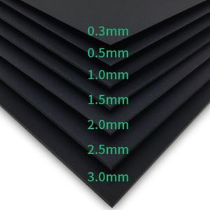 Rouleau de carton noir épais: petit carton d'emballage cadeau écologique, carton noir personnalisé. - Product Image 4