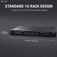 Amplificateur de puissance numérique professionnel 4 canaux PX40 6000W 1U Rack AMP 4 x 1000 Watts