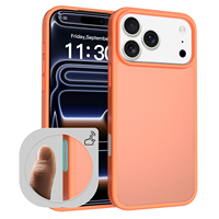 Funda de tacto sedoso para iPhone 17 Pro Max con botón de control de cámara, cubierta mate translúcida de TPU y PC a prueba de golpes, venta al por mayor