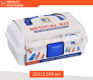 16 pièces semblant jouer en plastique <span class=keywords><strong>chariot</strong></span> médical jouets ensemble enfants kit de médecin - Product Image 6