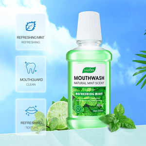 Bain de bouche SADOER 250 ml à marque privée, nettoyant buccal, blanchissant, menthe fraîche pour les dents - Product Image 3