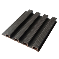 Revestimiento de Pared de Madera Ecológica de Nogal, Paneles de WPC para Uso en Hoteles, Paneles Decorativos de Fácil Instalación de Rucca, Tamaño 177x21.5