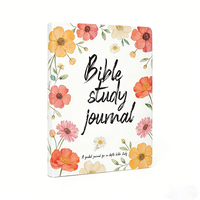 Diario de Estudio Bíblico con Impresión Personalizada, Diario de Manifestación, Reflexión Espiritual, Planificador Devocional de Escrituras, Cuaderno de Tapa Dura A5