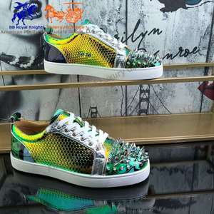 Zapatos Deportivos de Lujo y Diseño para Hombre y Mujer, Estilo Retro Original de Alta Calidad con Cordones, Tipo Louboutin - Product Image 3