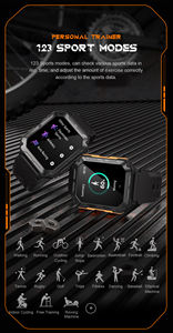 Reloj Inteligente <span class=keywords><strong>TANK</strong></span> <span class=keywords><strong>M1</strong></span> Original, Pulsera Deportiva Inteligente con Frecuencia Cardíaca, Smartwatch C20 <span class=keywords><strong>Pro</strong></span> para Hombre Resistente al Agua 5 ATM para Exteriores - Product Image 5