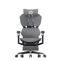 Fauteuil Informatique Ergonomique DIY X5PRO, Chaise Gaming Noire avec Accoudoirs 6D, Fauteuil de Course Gaming pour Ordinateur
