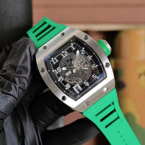 Men's 010 <b>Automatic</b> Tonneau <b>Skeleton</b> Mechanical <b>Watch</b> Stainless Steel Date Luxury Fashion Wristwatch Custom Logo OEM Wholesale - Product Image 2