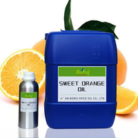 100% Minyak Esensial Jeruk Manis Alami Murni untuk Perawatan Rambut & Tubuh & Aromaterapi Huile D'orange Douce