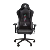 Cockpit de simulateur de course ergonomique en cuir PU avec design moderne, hauteur réglable et support PC personnalisé