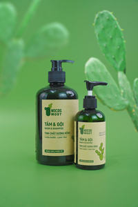 Gel Douche Doux aux Herbes Naturelles et Menthe Poivrée du Vietnam, Format Standard pour Adultes, Tous Types de Peau, 500ml - Product Image 3