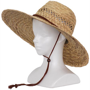 Sombrero de playa de paja de ala ancha clásico de diseño transpirable 2025 para clima cálido y húmedo - Product Image 1