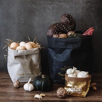 Sac fourre-tout en papier lavable pour l'emballage, prix de gros