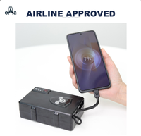 Station d'alimentation portable Elala 2500mAh, batterie externe détachable universelle pour le camping et les situations d'urgence