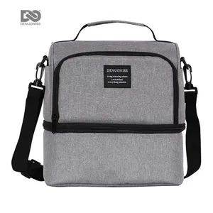 Многофункциональные двухслойные сумки-Кулеры, мужской изолированный пакет для льда, сумка для ланча, Высококачественная изолированная сумка для ланча для школы