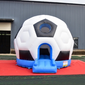 Castillo Inflable con Diseño de Balón de Fútbol, Casa de Brinco Inflable Comercial para Fiestas al Aire Libre para Niños y Adultos en Alquiler - Product Image 2