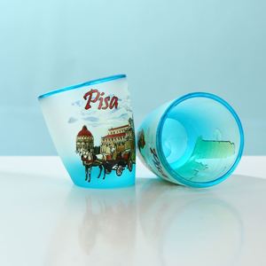 Vaso de Tequila Esmerilado Personalizado con Logotipo, Vaso de Chupito de 2oz/50ml, Vasos de Chupito Personalizados - Product Image 1