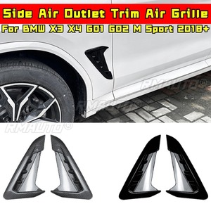 Para BMW X3 X4 G01 G02 M Pack, embellecedor de salida de aire lateral, rejilla de ventilación, embellecedor de entrada de aire para BMW X3 X4 G01 G02 M Sport 2018+ Accesorios - Product Image 1