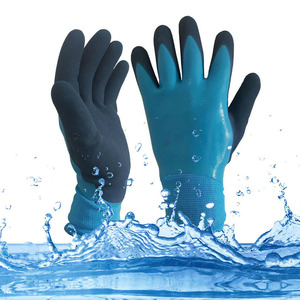 Guantes Industriales Impermeables Recubiertos de NBR, Resistentes a Químicos y Aceite, con Puño Elástico, Duraderos, para Limpieza y Pesca - Product Image 1