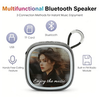 Mini haut-parleur Bluetooth personnalisé, haut-parleur Bluetooth sans fil portable, équipement audio promotionnel pour cadeaux