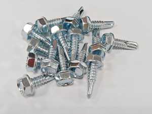 Vis autoperceuses M6.3 x 22 mm à tête hexagonale avec rondelle, plaqué CR3+ Zinc 5U, vis pour métal sur métal, acier au carbone C1022, Homn Reen - Product Image 5
