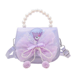 Borsa Impermeabile Luminosa Principessa <span class=keywords><strong>My</strong></span> Melody per Ragazze, Graziosa Borsa a Tracolla Piccola in PU con Chiusura a Bottone, Stile alla Moda - Product Image 5