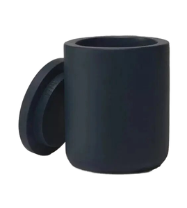 Vente en gros de pots à bougies cylindriques en béton faits à la main, écologiques, avec logo personnalisé, finition mate, <span class=keywords><strong>couvercle</strong></span> en ciment, pour la décoration de la maison, Jalo - Product Image 6