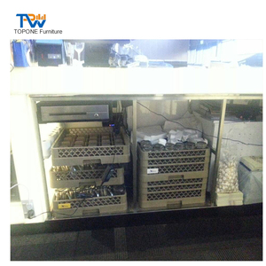 Современная мраморная верхняя барная стойка Ресторан мебель для ночного клуба стойка для быстрого питания - Product Image 3