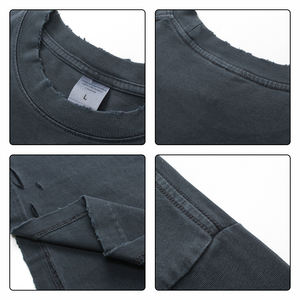 Camiseta Oversize Vintage Desgastada Personalizada, Estilo Streetwear, Bajo MOQ, Fabricante OEM - Product Image 6