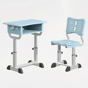 YJ Modern Eergonomic School Classroom Student Table Desk With Adjustable Height