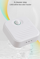 Désodorisant intelligent pour animaux de compagnie, sans fil, rechargeable, mural, avec capteur infrarouge automatique, purificateur d'air pour l'élimination des odeurs de la litière des chats